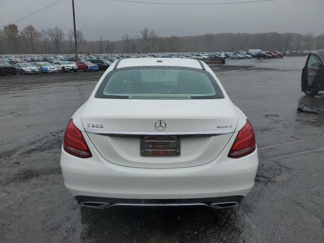 55SWF4KB0FU001883 - 2014 MERCEDES-BENZ C 300 4MATIC WHITE photo 6