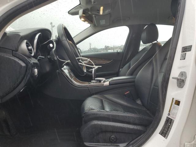 55SWF4KB0FU001883 - 2014 MERCEDES-BENZ C 300 4MATIC WHITE photo 7