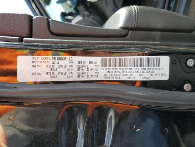 1C4RJFAG4DC634807 - 2013 JEEP GRAND CHER LAREDO BLACK photo 13