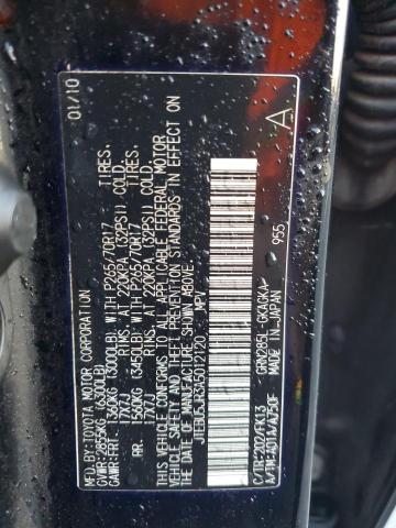 JTEBU5JR3A5012120 - 2010 TOYOTA 4RUNNER SR5 黑色 照片 13