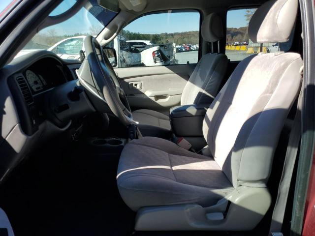 5TEGN92N14Z350160 - 2004 TOYOTA TACOMA DOUBLE CAB PRERUNNER RED photo 7