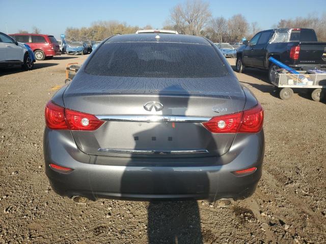 JN1CV7AP3HM641394 - 2017 INFINITI Q50 BASE GRAY photo 6