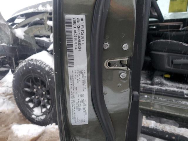 1C6RR7GT6MS598098 - 2021 RAM 1500 CLASS SLT أخضر صورة 12