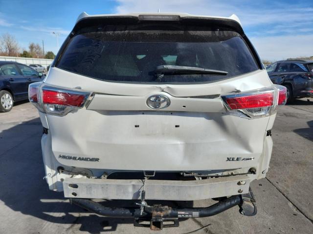 5TDJKRFH4GS274468 - 2016 TOYOTA HIGHLANDER XLE Սպիտակ լուսանկար 6