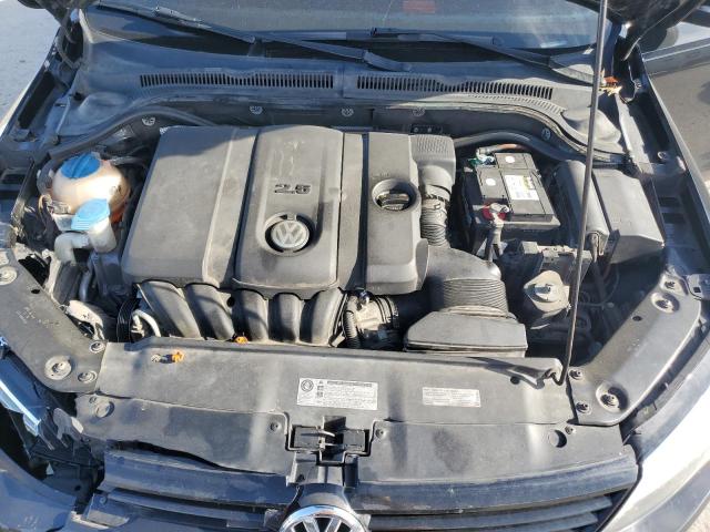 3VWDP7AJXCM458611 - 2012 VOLKSWAGEN JETTA SE BLACK photo 11