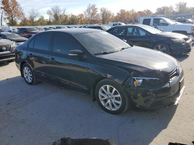 3VWDP7AJXCM458611 - 2012 VOLKSWAGEN JETTA SE BLACK photo 4