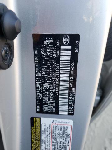 4T1BE46K07U585901 - 2007 TOYOTA CAMRY CE 银色 照片 13