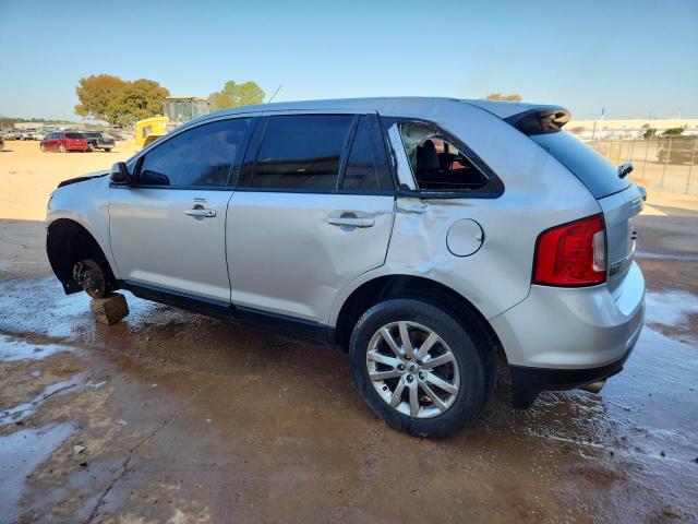 2FMDK3JC5EBA70441 - 2014 FORD EDGE SEL SILVER photo 2