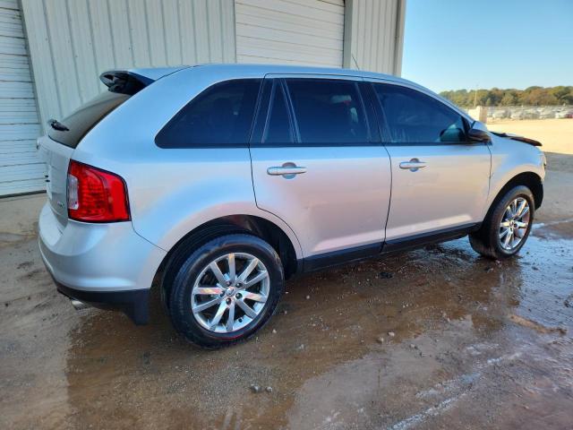 2FMDK3JC5EBA70441 - 2014 FORD EDGE SEL SILVER photo 3
