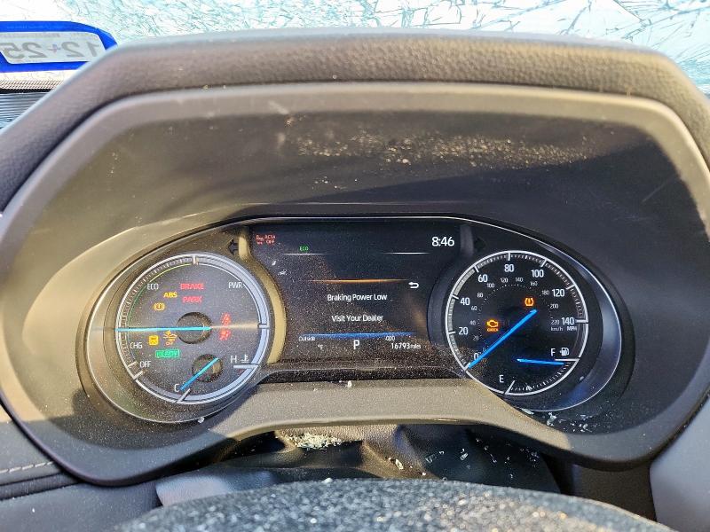 JTEAAAAH6PJ122003 - 2023 TOYOTA VENZA LE Szary zdjęcie 9