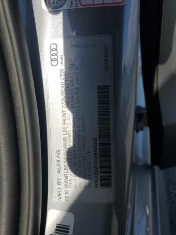 WAUHGAFCXGN006968 - 2016 AUDI A6 PRESTIGE Сұр фото 12