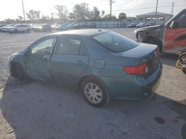JTDBL40E19J001166 - 2009 TOYOTA COROLLA BASE GREEN photo 2