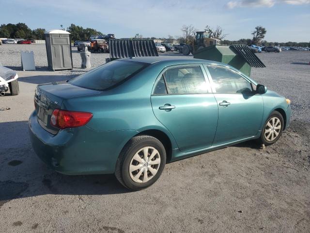 JTDBL40E19J001166 - 2009 TOYOTA COROLLA BASE GREEN photo 3