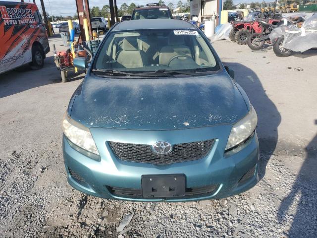 JTDBL40E19J001166 - 2009 TOYOTA COROLLA BASE GREEN photo 5