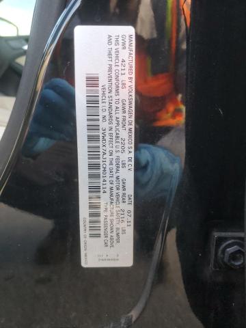 3VWDX7AJ1CM014114 - 2012 VOLKSWAGEN JETTA SE 黑色 照片 12