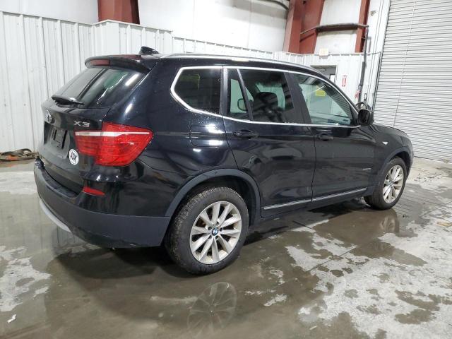 5UXWX5C53BL705319 - 2011 BMW X3 XDRIVE28I BLACK photo 3