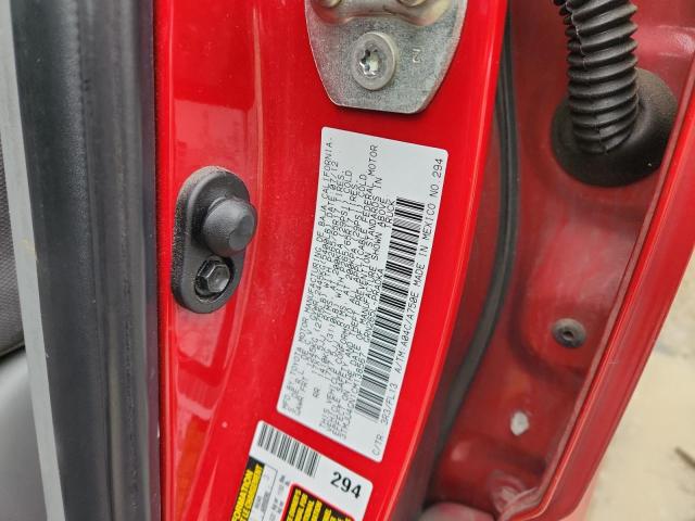 3TMJU4GN1CM138567 - 2012 TOYOTA TACOMA DOUBLE CAB PRERUNNER RED photo 13