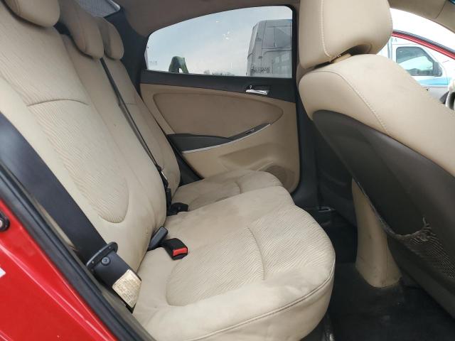 KMHCU4AE9CU100058 - 2012 HYUNDAI ACCENT GLS წითელი ფოტო 10