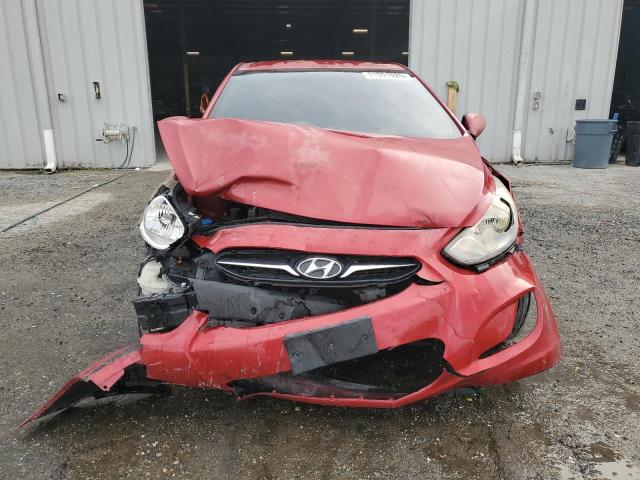KMHCU4AE9CU100058 - 2012 HYUNDAI ACCENT GLS წითელი ფოტო 5