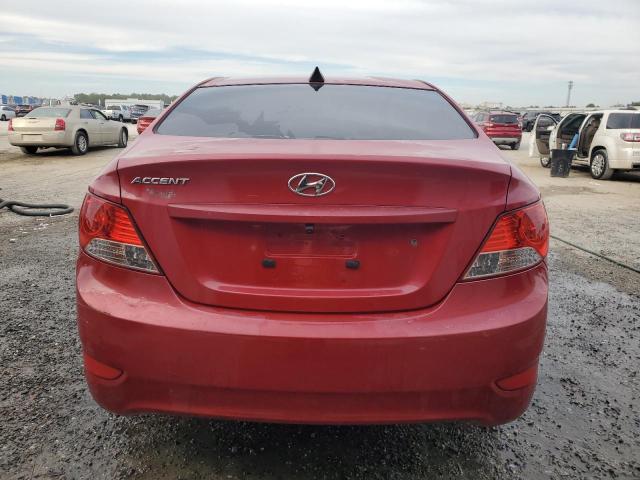 KMHCU4AE9CU100058 - 2012 HYUNDAI ACCENT GLS წითელი ფოტო 6
