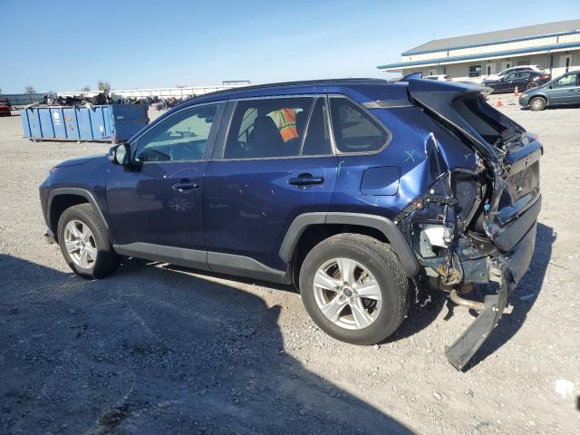 2T3W1RFV5MW143963 - 2021 TOYOTA RAV4 XLE BLUE photo 2