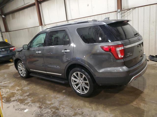 1FM5K8F80HGD95145 - 2017 FORD EXPLORER LIMITED 灰色 照片 2