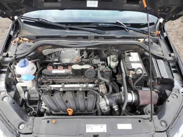 3VWBP7AJ0CM385532 - 2012 VOLKSWAGEN JETTA SE GRAY photo 11