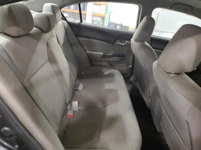 19XFB2F50CE024359 - 2012 HONDA CIVIC LX ნაცრისფერი ფოტო 10