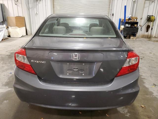 19XFB2F50CE024359 - 2012 HONDA CIVIC LX ნაცრისფერი ფოტო 6