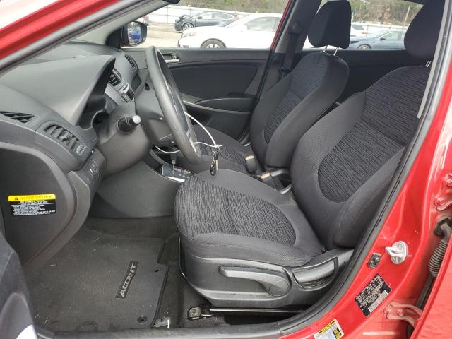 KMHCT5AE6FU210191 - 2015 HYUNDAI ACCENT GS 红色 照片 7
