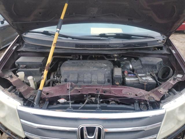 5FNRL5H63BB009123 - 2011 HONDA ODYSSEY EXL MAROON photo 12