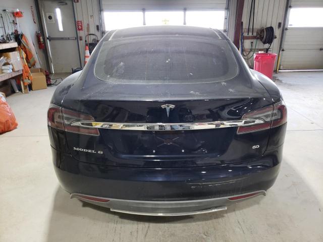 5YJSA1S16EFP30313 - 2014 TESLA MODEL S ლურჯი ფოტო 6