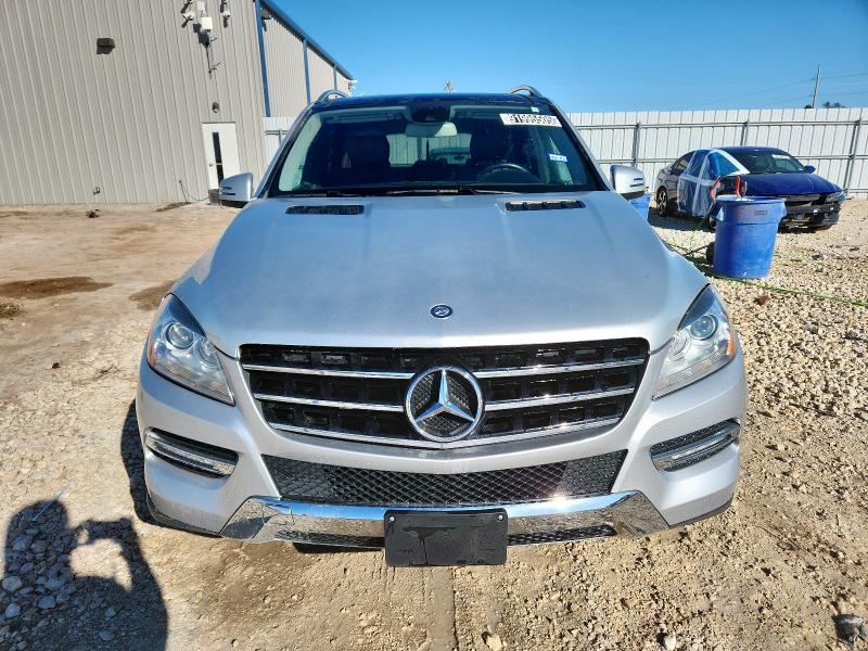 4JGDA5HB6CA043771 - 2012 MERCEDES-BENZ ML 350 4MATIC SILVER photo 5
