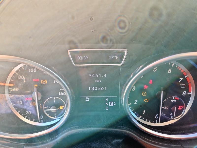 4JGDA5HB6CA043771 - 2012 MERCEDES-BENZ ML 350 4MATIC SILVER photo 9