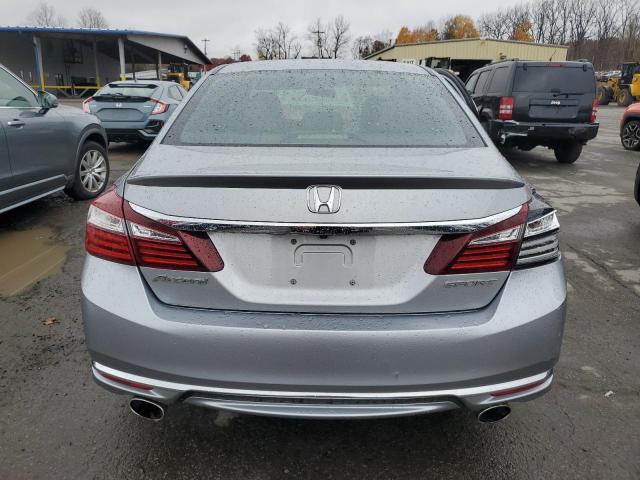 1HGCR2F54GA054487 - 2016 HONDA ACCORD SPORT SILVER photo 6