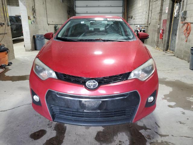 2T1BURHE2GC658856 - 2016 TOYOTA COROLLA L RED photo 5