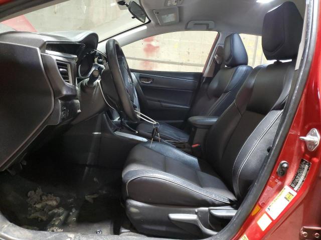 2T1BURHE2GC658856 - 2016 TOYOTA COROLLA L RED photo 7