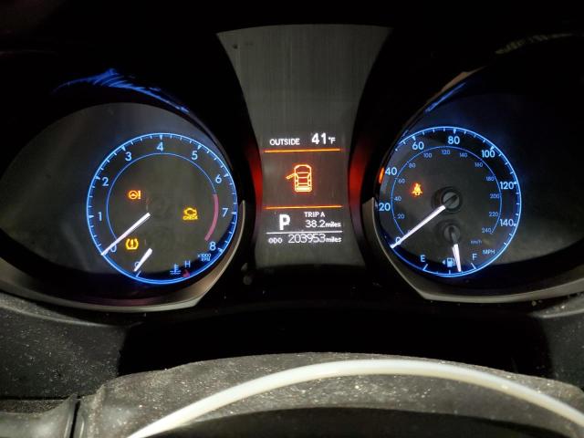 2T1BURHE2GC658856 - 2016 TOYOTA COROLLA L RED photo 9