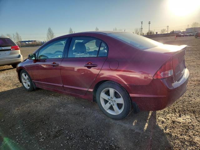 2HGFA15928H007593 - 2008 HONDA CIVIC EXL BURGUNDY photo 2