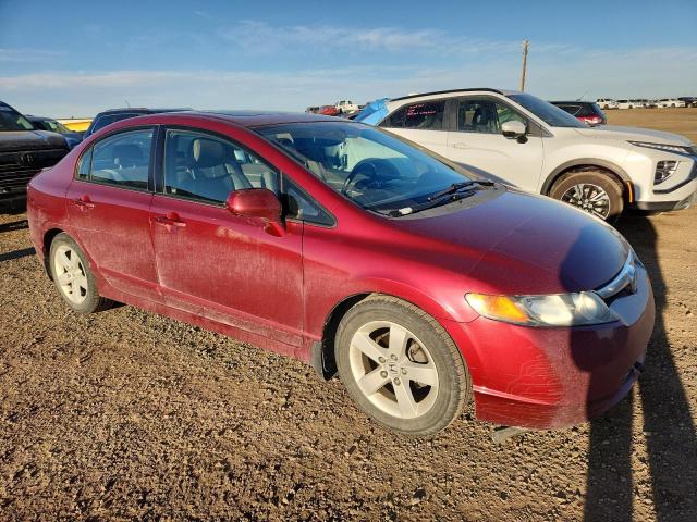 2HGFA15928H007593 - 2008 HONDA CIVIC EXL BURGUNDY photo 4