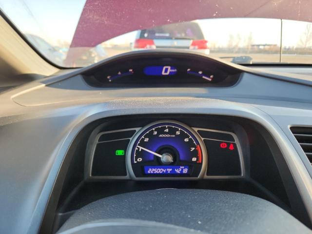 2HGFA15928H007593 - 2008 HONDA CIVIC EXL BURGUNDY photo 9