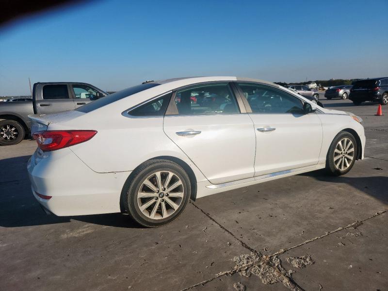 5NPE34AFXHH470879 - 2017 HYUNDAI SONATA SPORT WHITE photo 3