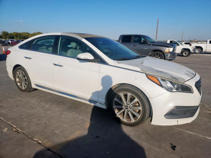 5NPE34AFXHH470879 - 2017 HYUNDAI SONATA SPORT WHITE photo 4
