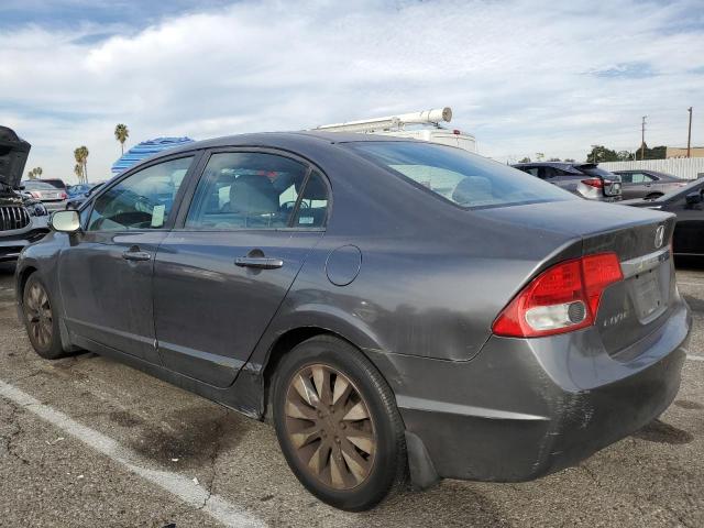 2HGFA16869H328026 - 2009 HONDA CIVIC EX GRAY photo 2