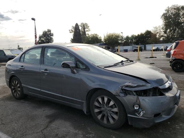 2HGFA16869H328026 - 2009 HONDA CIVIC EX GRAY photo 4