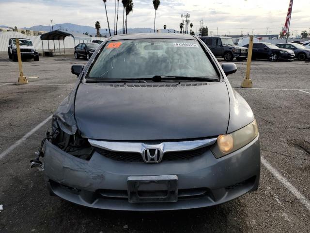2HGFA16869H328026 - 2009 HONDA CIVIC EX GRAY photo 5