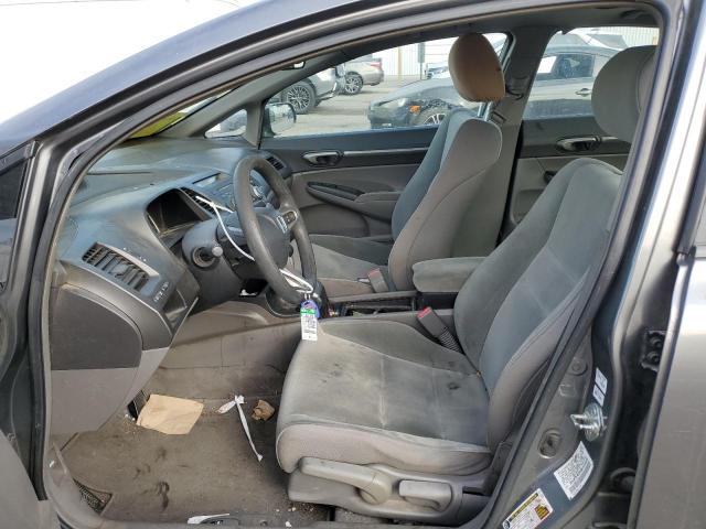 2HGFA16869H328026 - 2009 HONDA CIVIC EX GRAY photo 7