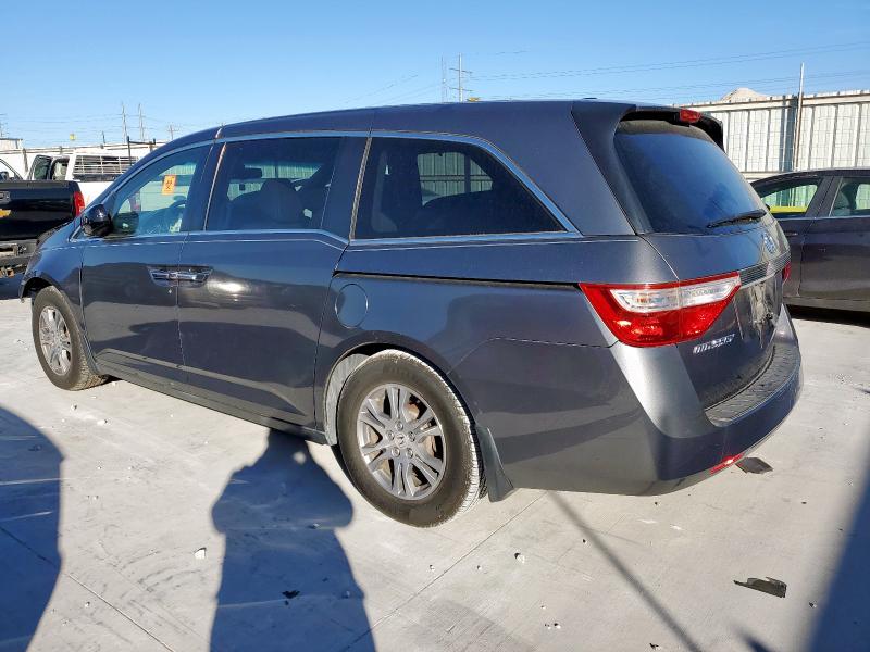 5FNRL5H63BB077891 - 2011 HONDA ODYSSEY EXL GRAY photo 2