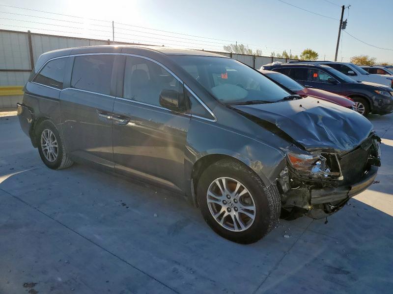 5FNRL5H63BB077891 - 2011 HONDA ODYSSEY EXL GRAY photo 4