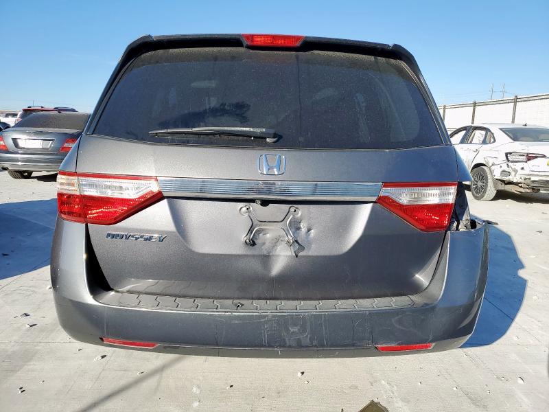 5FNRL5H63BB077891 - 2011 HONDA ODYSSEY EXL GRAY photo 6